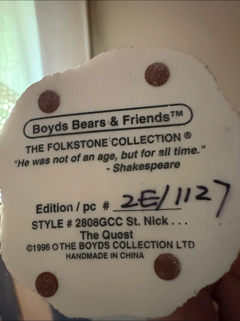 Boyd’s Bear Santa’s